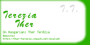 terezia ther business card
