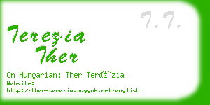 terezia ther business card